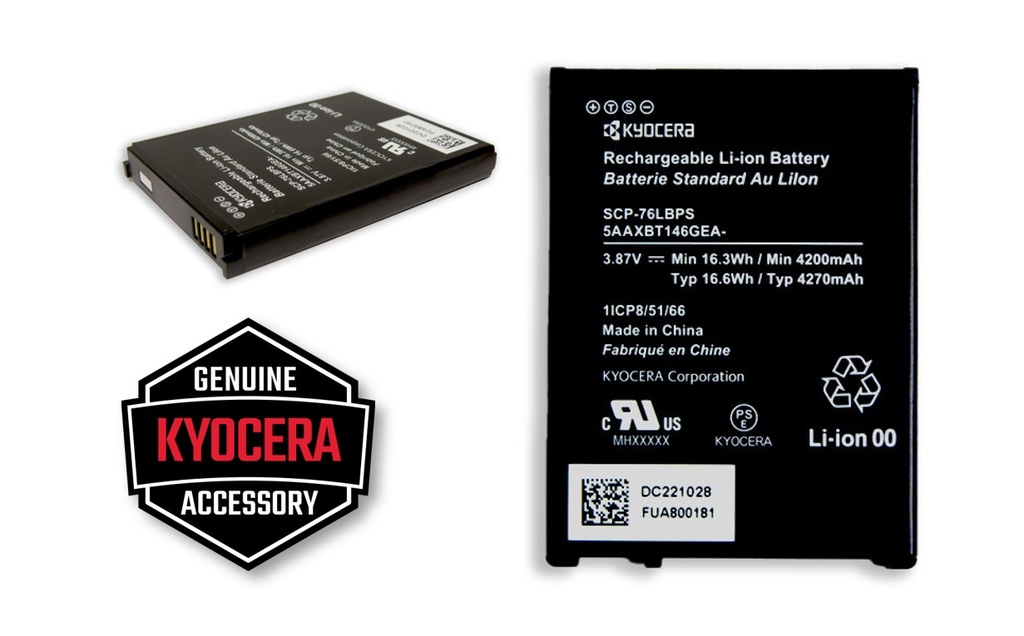 Genuine Kyocera SCP-76LBPS Lithium Ion Battery | Kyocera